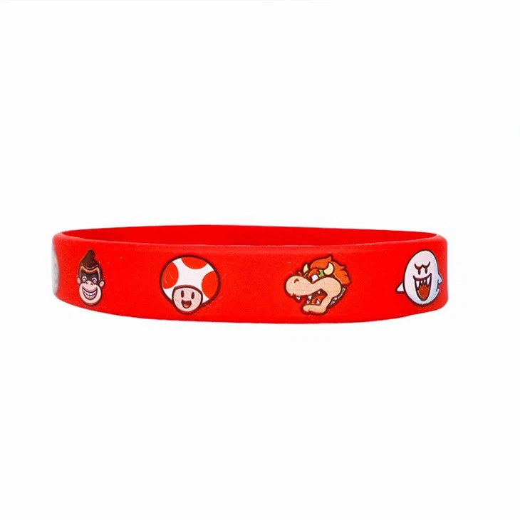 Logo Print Silicone Personalized Wrist Band