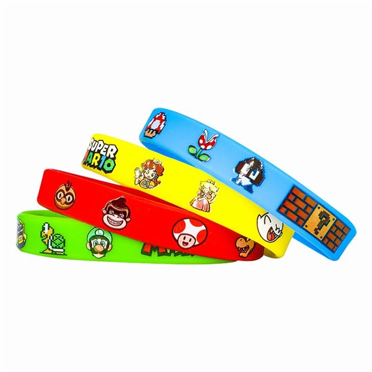 Logo Print Silicone Personalized Wrist Band