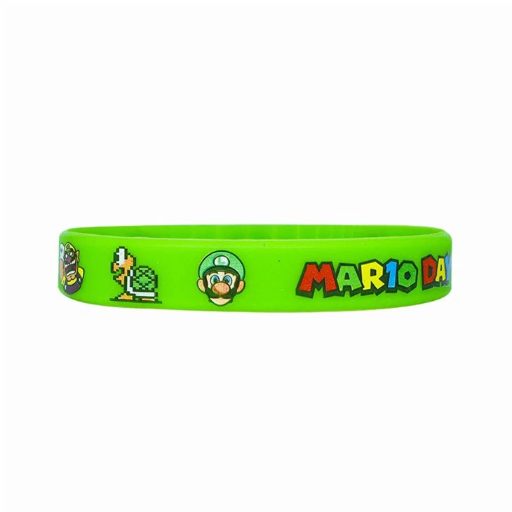 Logo Print Silicone Personalized Wrist Band