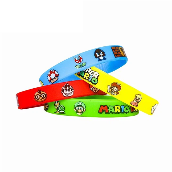 Logo Print Silicone Personalized Wrist Band